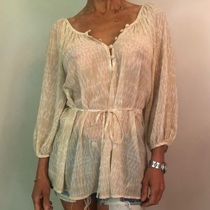 Henley blouse